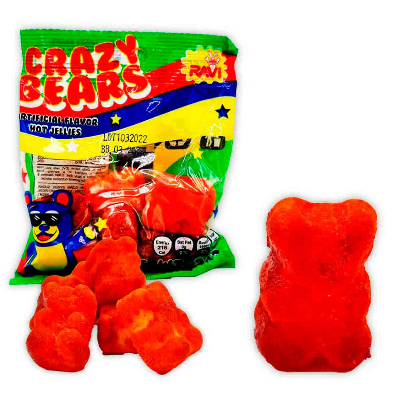 Ravi Crazy Gummy Bears 12-Pieces Pack
